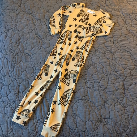 Mini Rodini Zebra Onesie size 92/98
